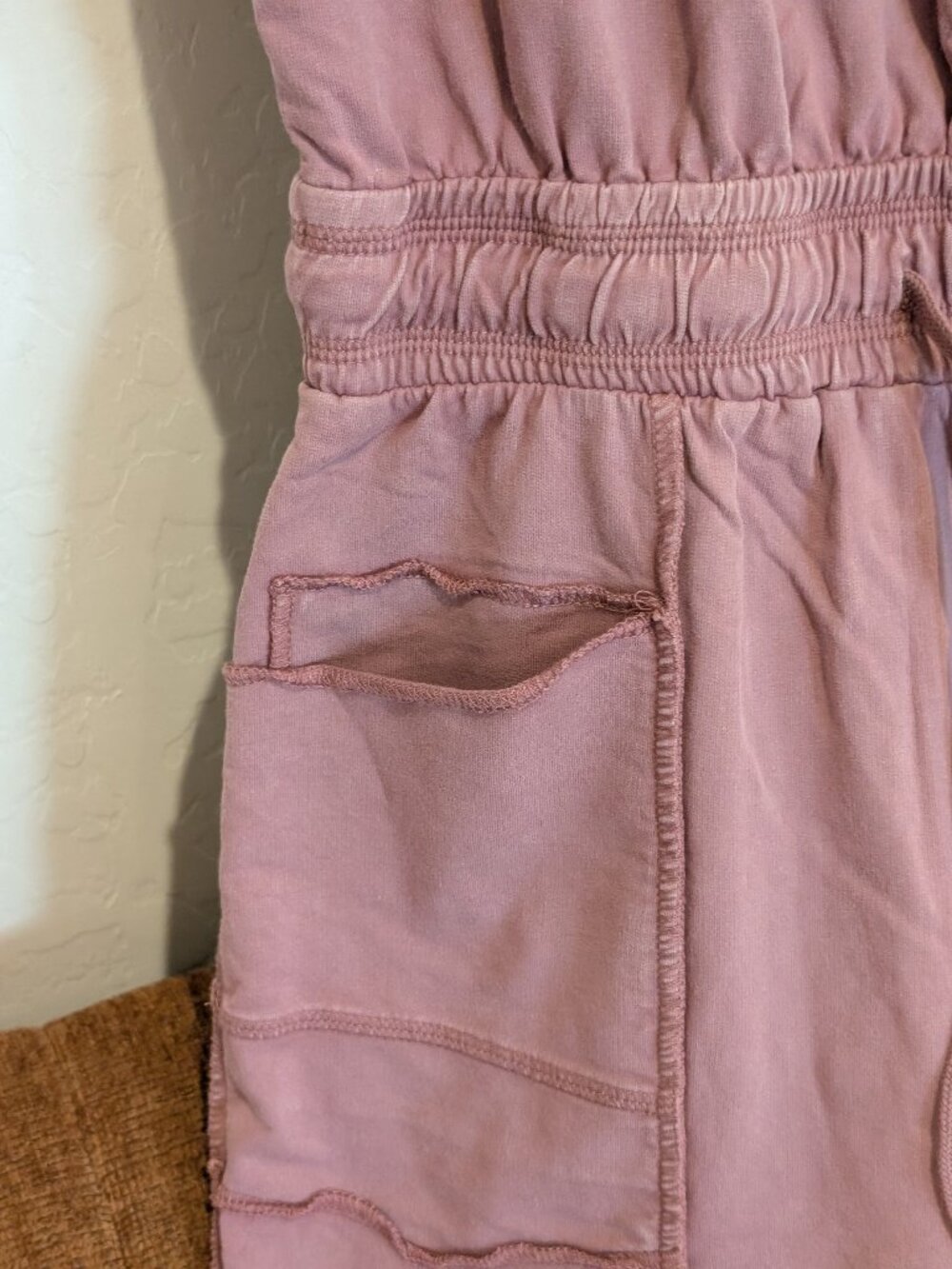 Peach Love overalls/ romper